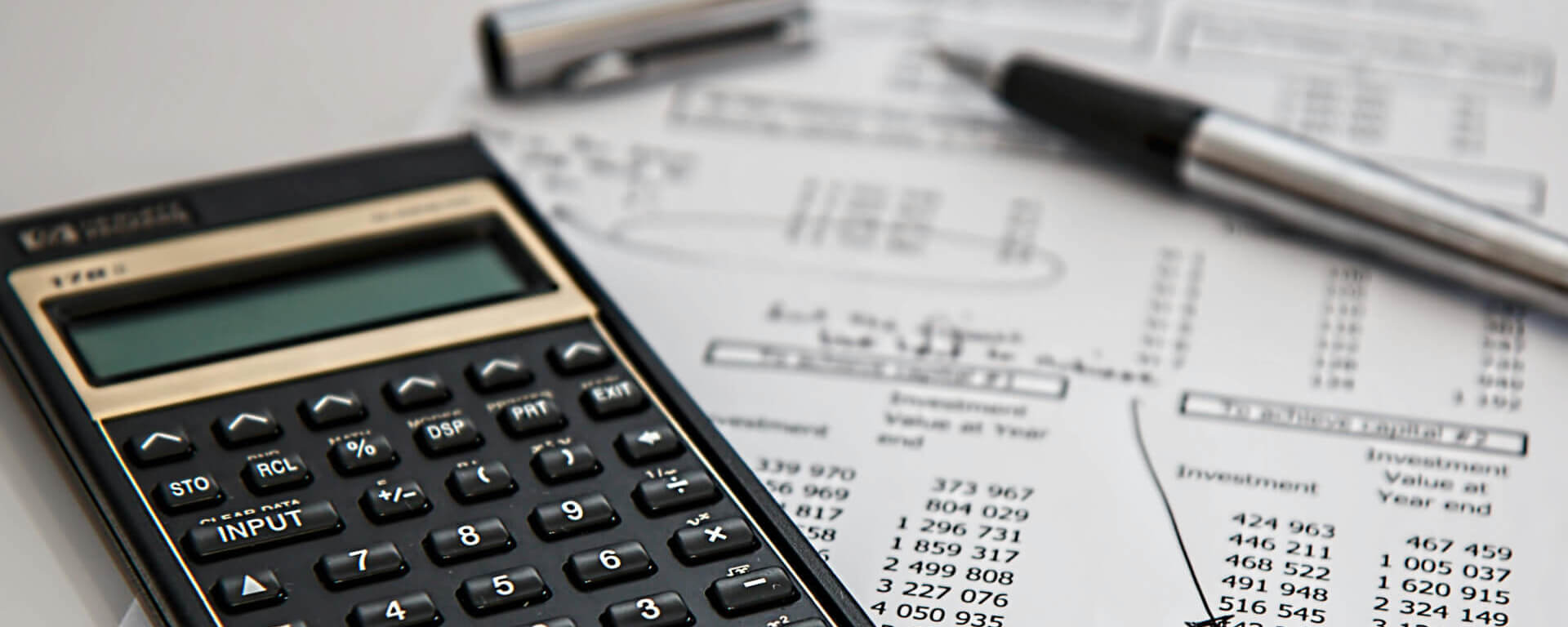 Imagem de uma calculadora